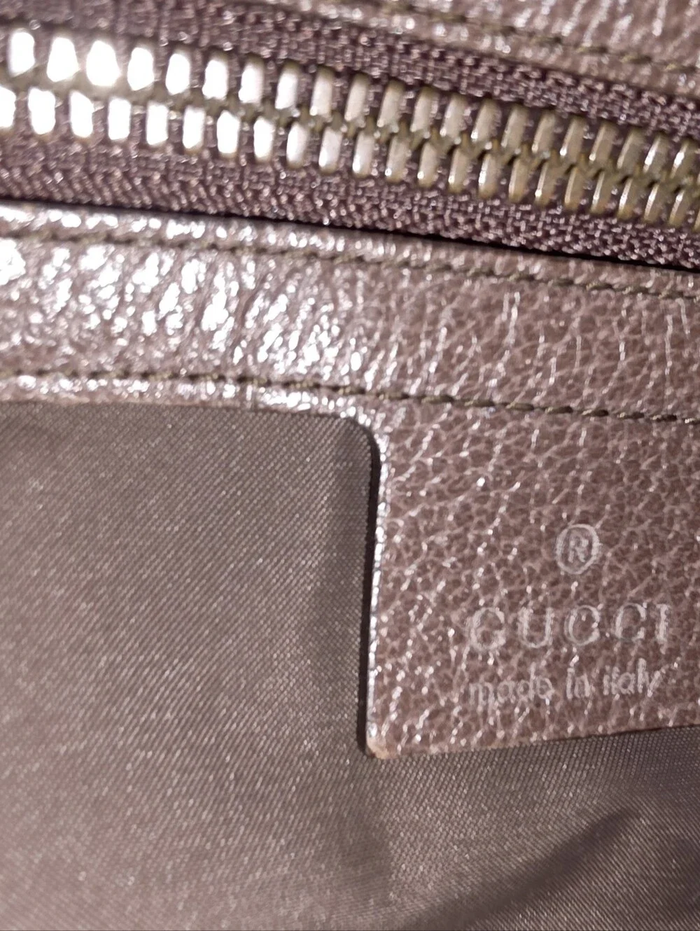 Pre-loved Rare Gucci GG Supreme Monogram Drawstring Backpack/Bag